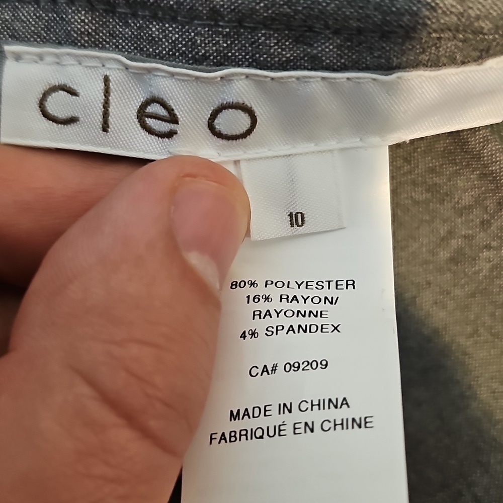 Cleo Gray Size 10 Women's Skirt - Picture 7 of 7